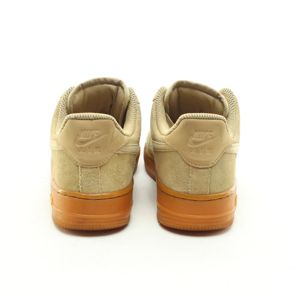 Nike Air Force 1 Low Flax/Gum Suede Leather Sneakers Women 7 Tan - Picture 9 of 15